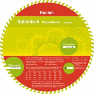 HUEBER Wheel – Italienisch – Präpositionen (A1-B1)