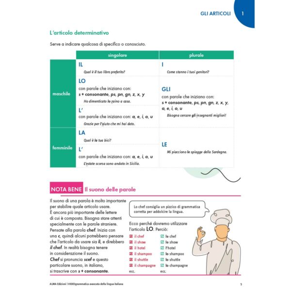 ALMA Edizioni Videogrammatica avanzata della lingua italiana B1 C2 capitolo 1 2 | Videogrammatica avanzata della lingua italiana (B1-C2)