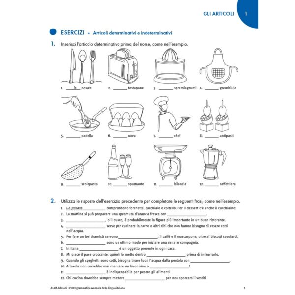 ALMA Edizioni Videogrammatica avanzata della lingua italiana B1 C2 capitolo 1 4 | Videogrammatica avanzata della lingua italiana (B1-C2)