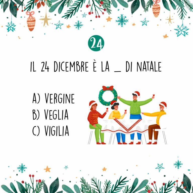 calendario avvento 24 quiz | 24 quiz di Natale