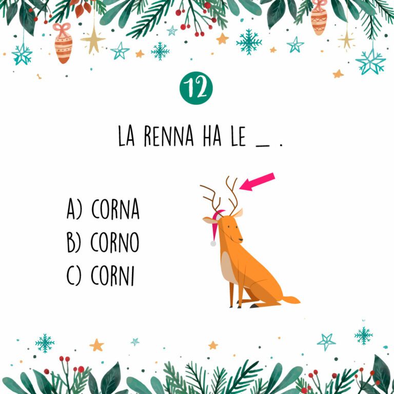 calendario avvento quiz 12 | 24 quiz di Natale