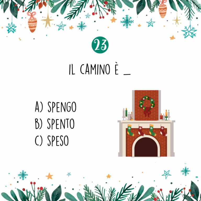 calendario avvento quiz 23 | 24 quiz di Natale