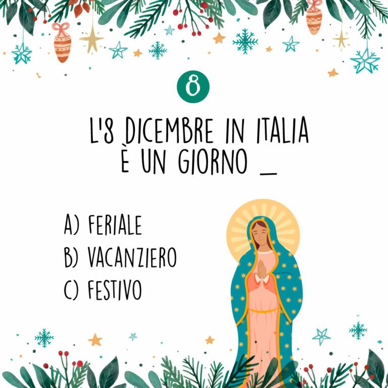 calendario avvento quiz 8 | 24 quiz di Natale