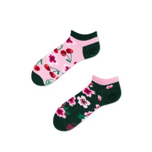 Cherry Blossom Sneakersocken von Many Mornings