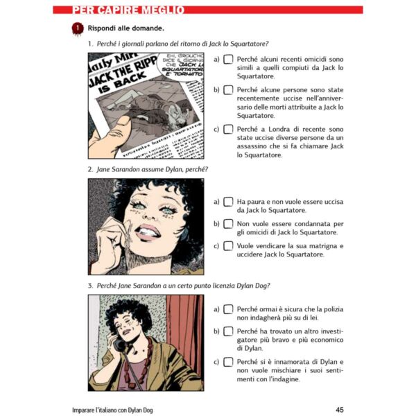 Dylan Dog Jack lo Squartatore 6 | Imparare l'italiano con Dylan Dog – Jack lo squartatore B1-B2