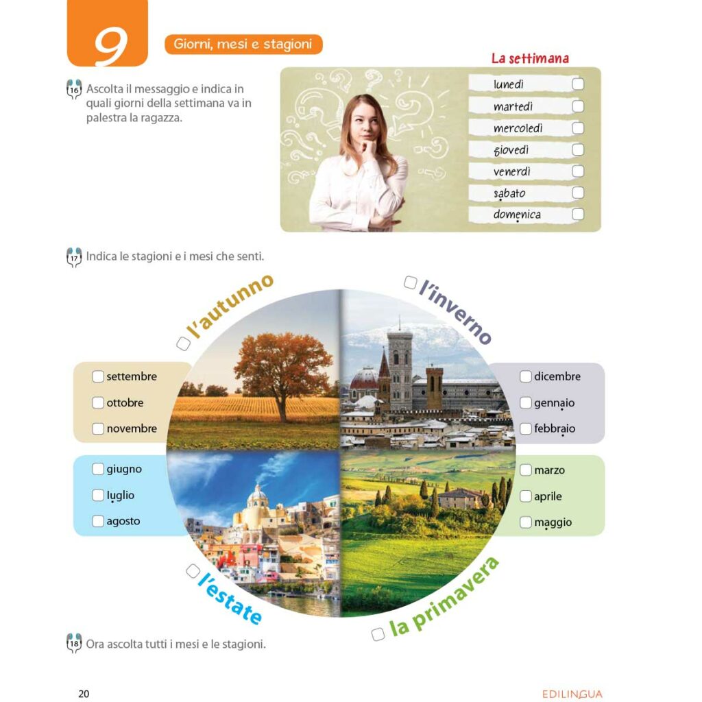 Edilingua Nuovo Vocabolario Visuale Pagine 1 | Una vacanza sfortunata in Valle d'Aosta (A1)