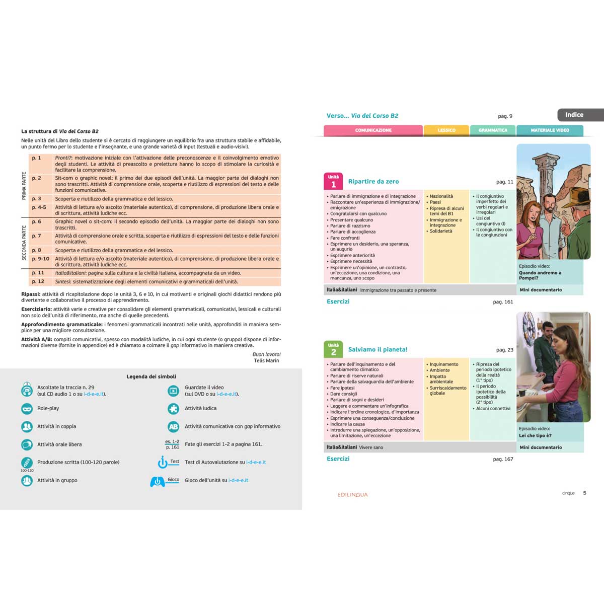 Edilingua Via del Corso B2 Estratto 1 | Sprachschulen für Italienisch