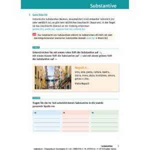 Hueber Uebungsgrammatik A1 A2 Leseprobe 1 | Saluti da Roma! - Eine Postkarte schreiben