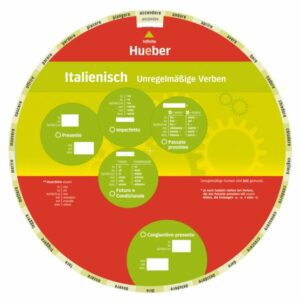 HUEBER Wheel – Italienisch – Unregelmäßige Verben (A1-A2)