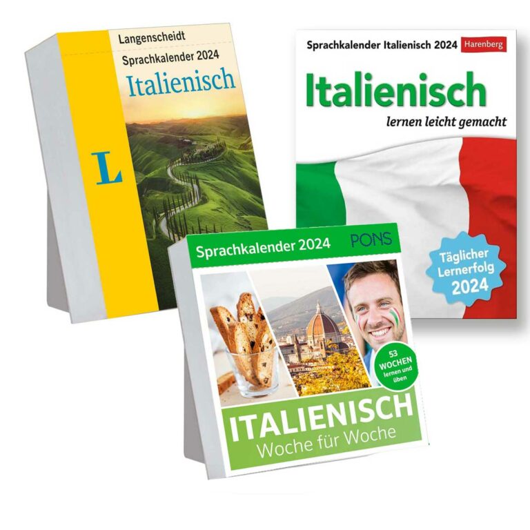 Die besten italienischen Sprachkalender 2024