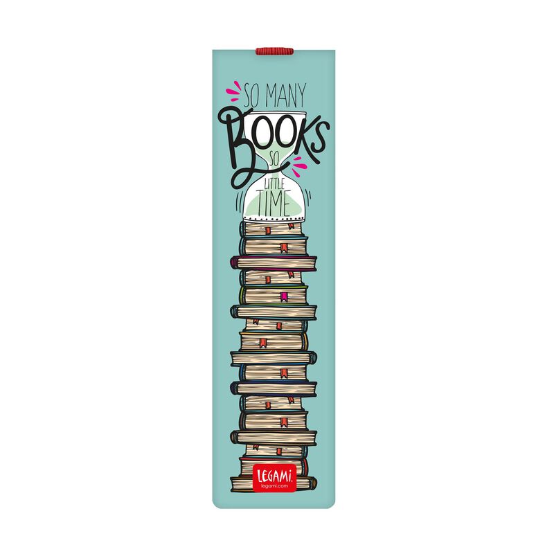 LEGAMI Lesezeichen mit Elastikband So many books 2 | LEGAMI