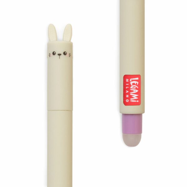 LEGAMI Löschbarer Gelstift Bunny – lila Tinte 2 | Löschbarer Gelstift Bunny – lila