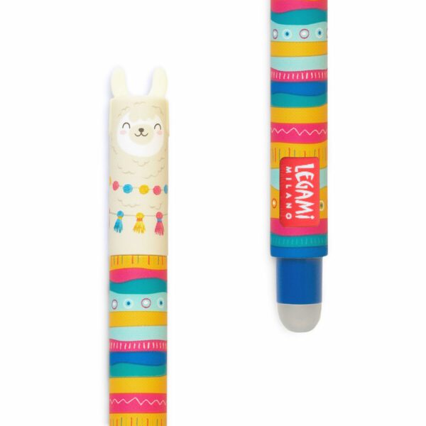 LEGAMI Löschbarer Gelstift Llama – blaue Tinte 2 | Löschbarer Gelstift Llama – blau