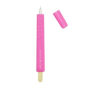 LEGAMI Rosa Gelstift Hello Summer – schwarze Tinte