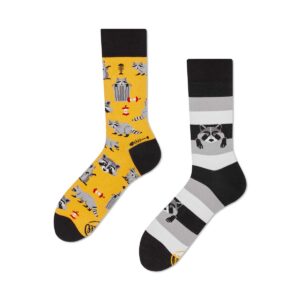 Many Mornings Raccoon Bandit Waschbärsocken