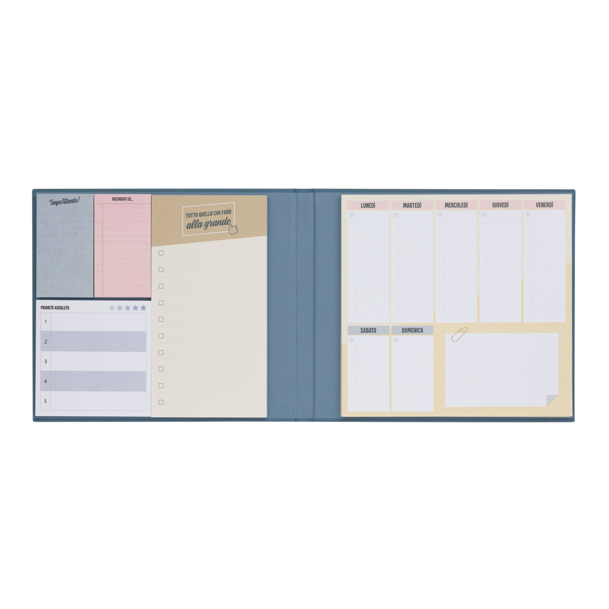 Mr. Wonderful Planner settimanale con extra Tu ti superi sempre IT 3 Editar | Calendari