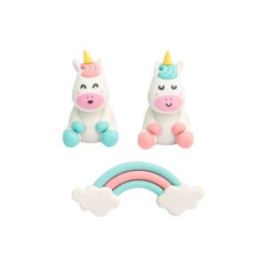 Mr. Wonderful Set mit 3 Radiergummis Einhorn und Regenbogen