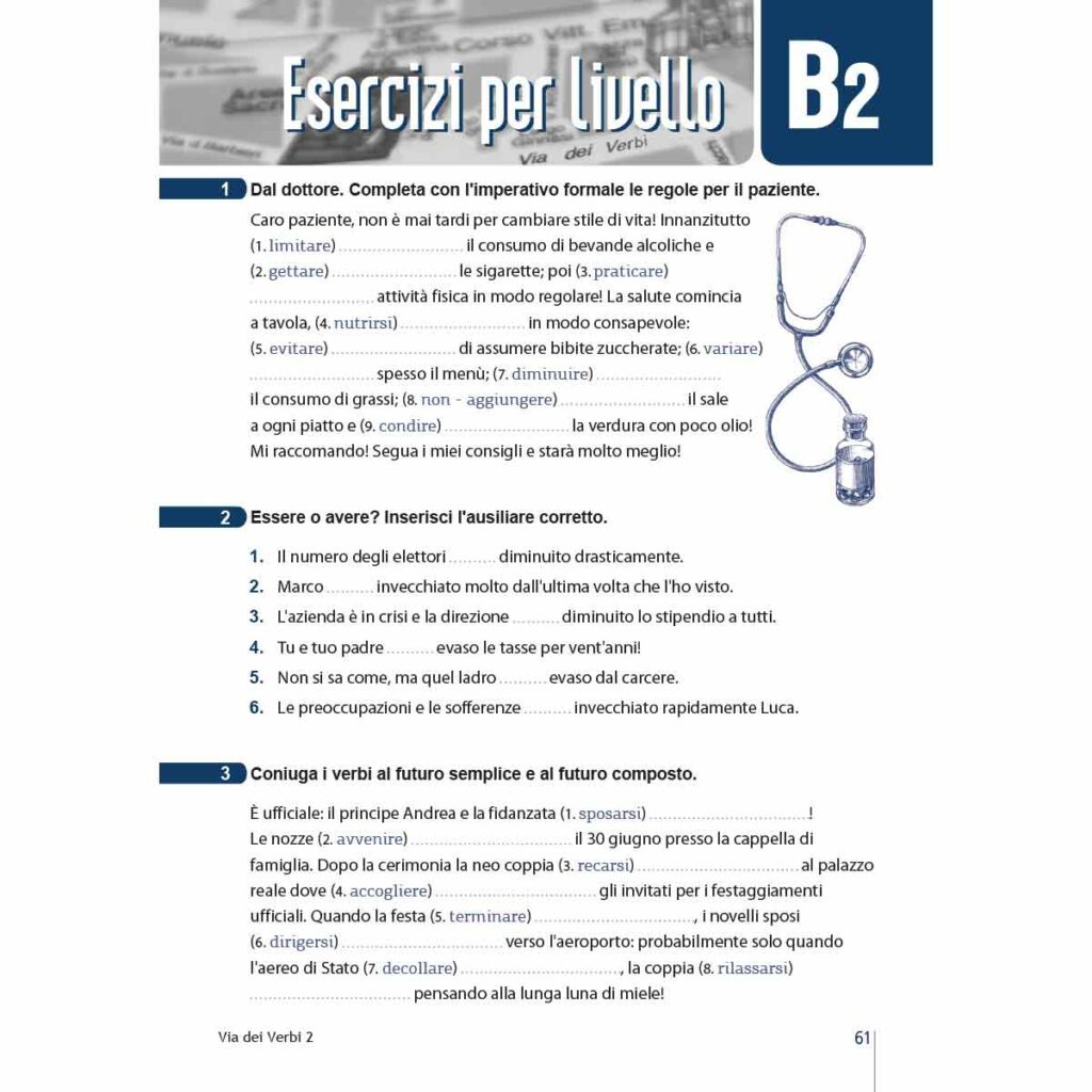 VV2 Pagine 2 | PASSATO PROSSIMO und IMPERFETTO Übungen