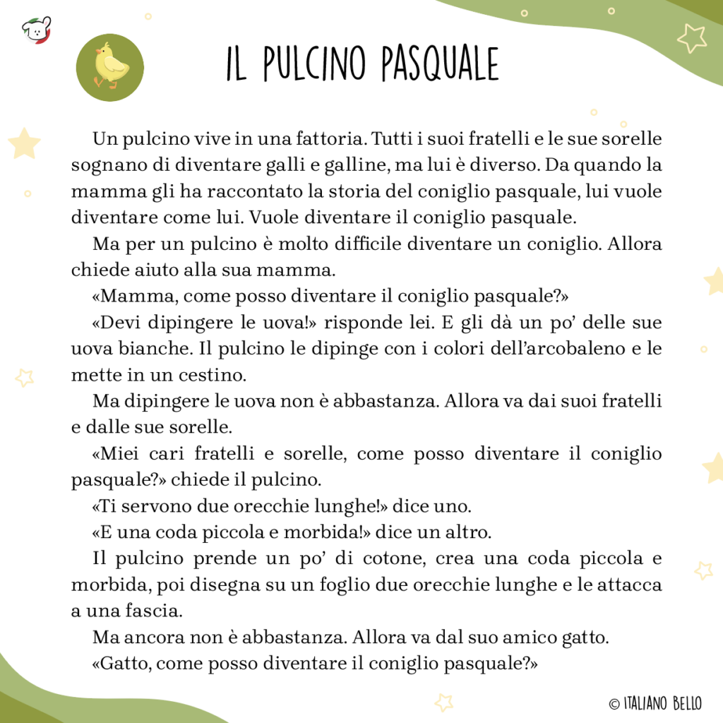 Il pulcino pasquale